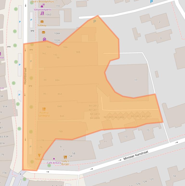 Kaart van postcodegebied 7811ES.