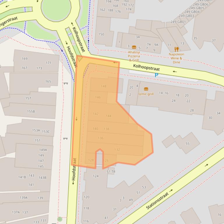 Kaart van postcodegebied 7811EV.