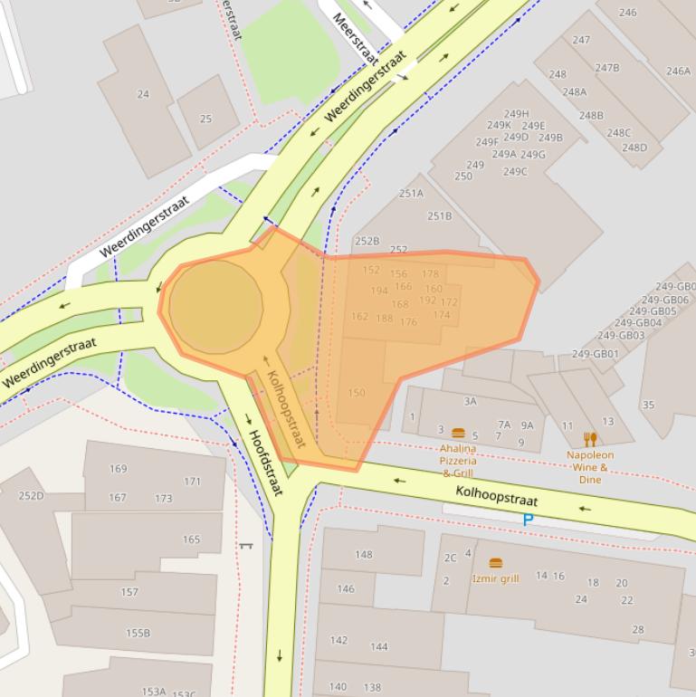 Kaart van postcodegebied 7811EW.