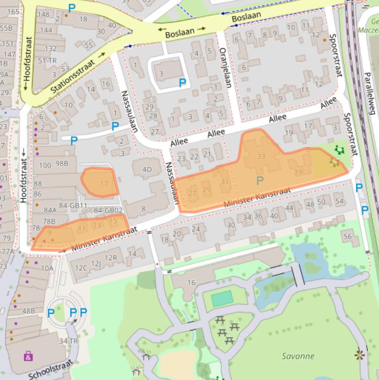 Kaart van postcodegebied 7811GN.