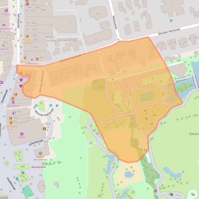 Kaart van postcodegebied 7811GP.