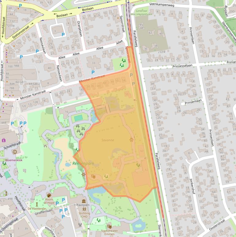 Kaart van postcodegebied 7811GR.