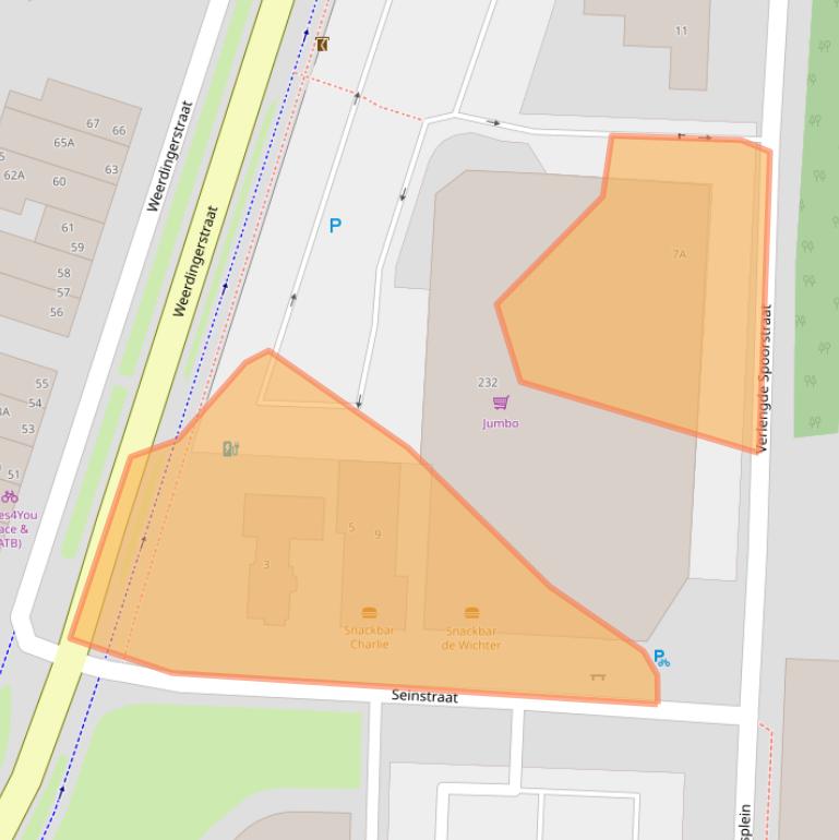 Kaart van postcodegebied 7811GT.