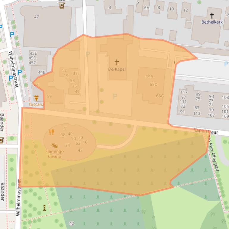 Kaart van postcodegebied 7811HC.