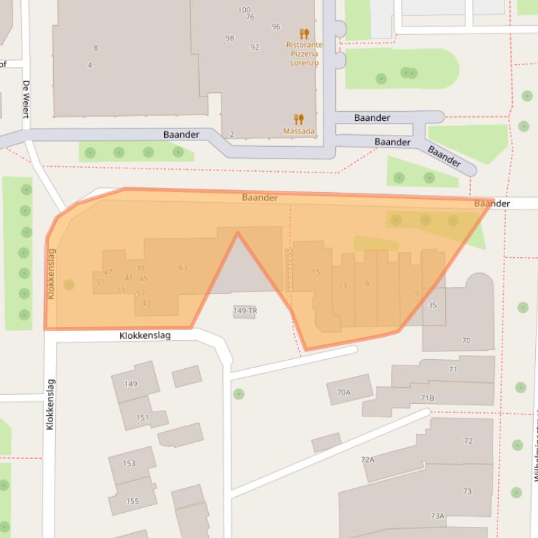 Kaart van postcodegebied 7811HH.
