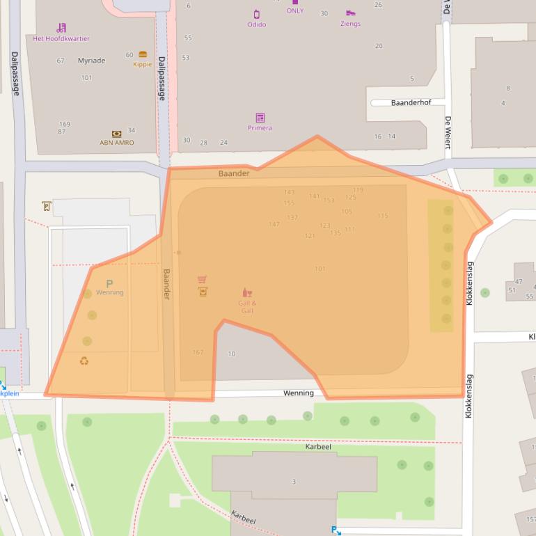 Kaart van postcodegebied 7811HT.