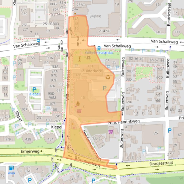 Kaart van postcodegebied 7811JA.