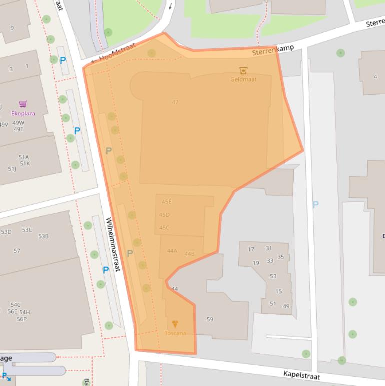 Kaart van postcodegebied 7811JD.