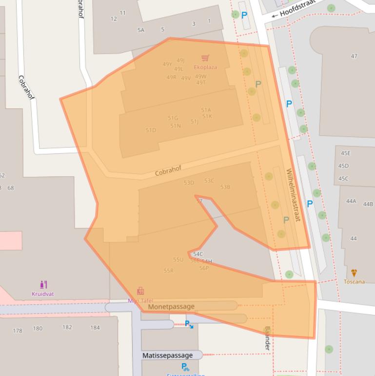 Kaart van postcodegebied 7811JE.