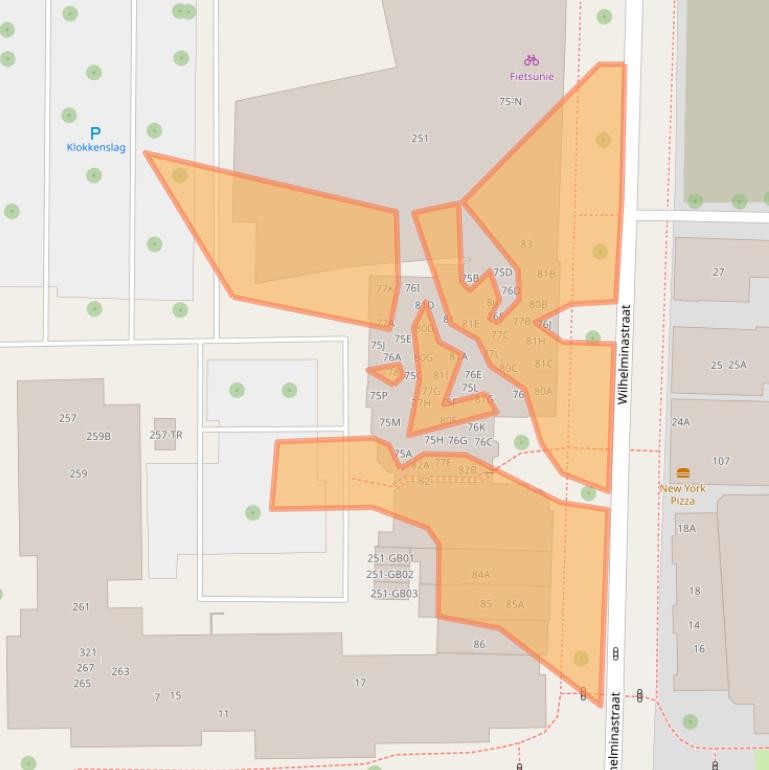 Kaart van postcodegebied 7811JJ.