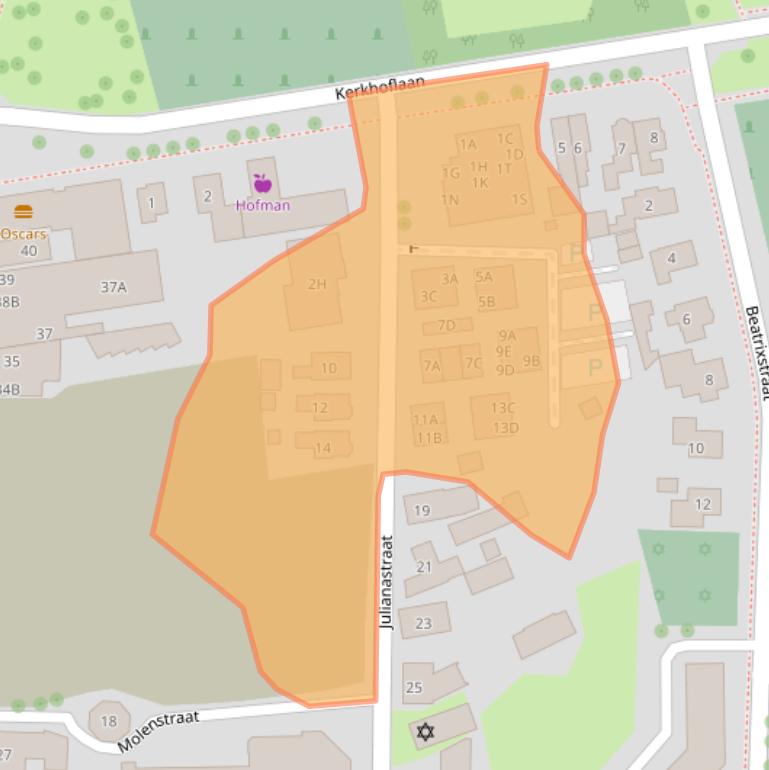 Kaart van postcodegebied 7811JS.