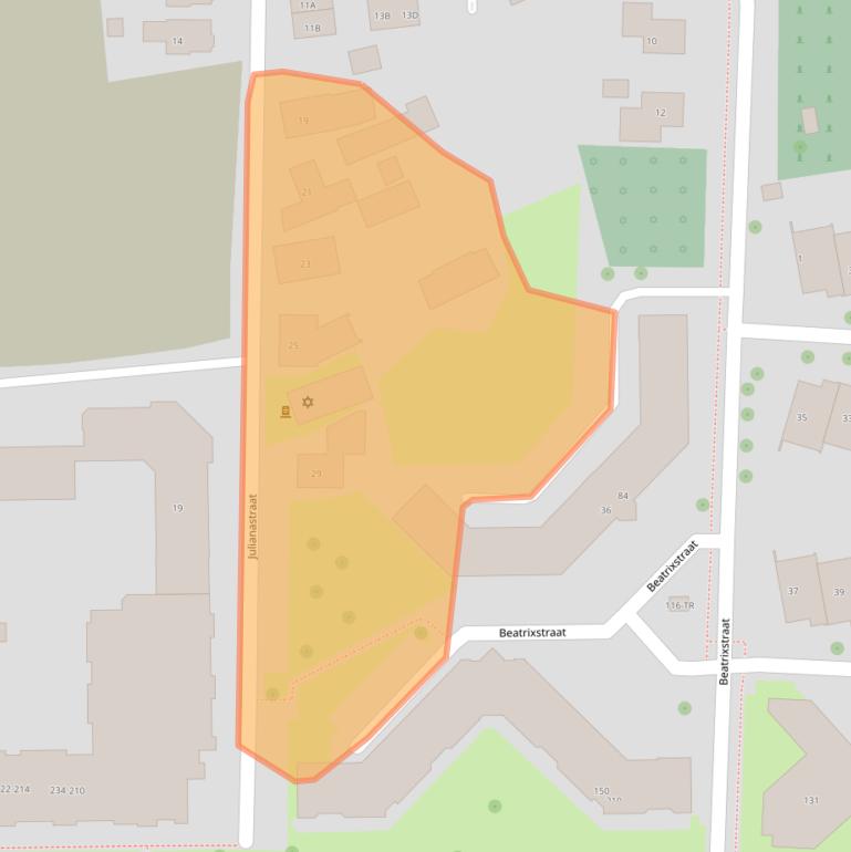 Kaart van postcodegebied 7811JT.