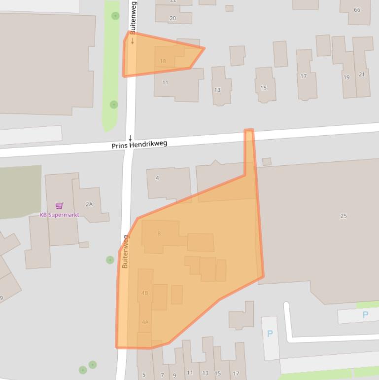 Kaart van postcodegebied 7811JX.