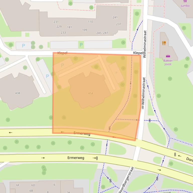 Kaart van postcodegebied 7811KR.