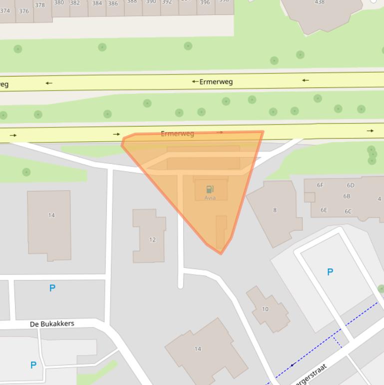 Kaart van postcodegebied 7811KV.