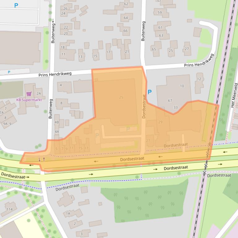 Kaart van postcodegebied 7811LA.