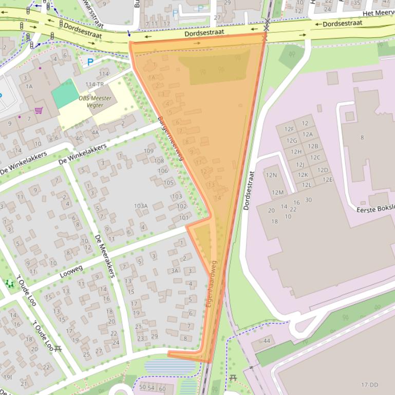 Kaart van postcodegebied 7811LC.