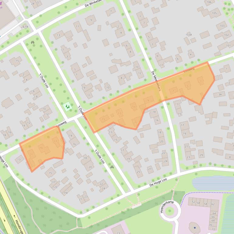 Kaart van postcodegebied 7811LM.