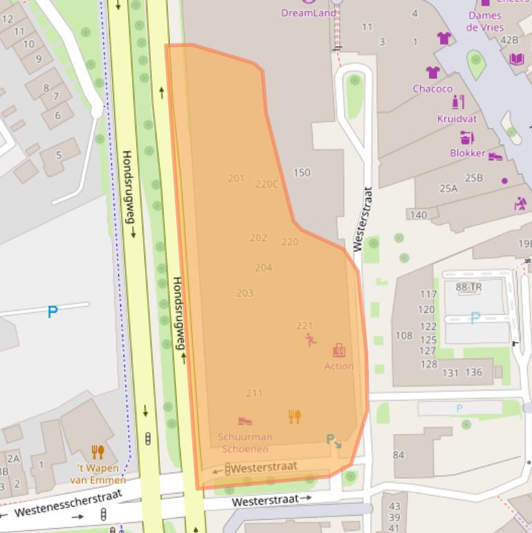 Kaart van postcodegebied 7811MZ.