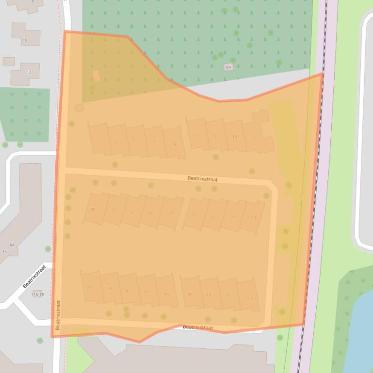 Kaart van postcodegebied 7811RG.