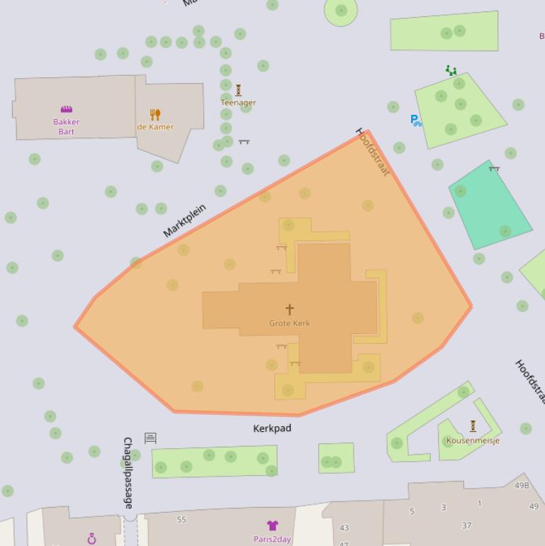 Kaart van postcodegebied 7811XX.