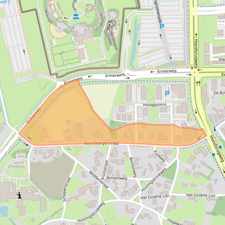 Kaart van postcodegebied 7812AB.