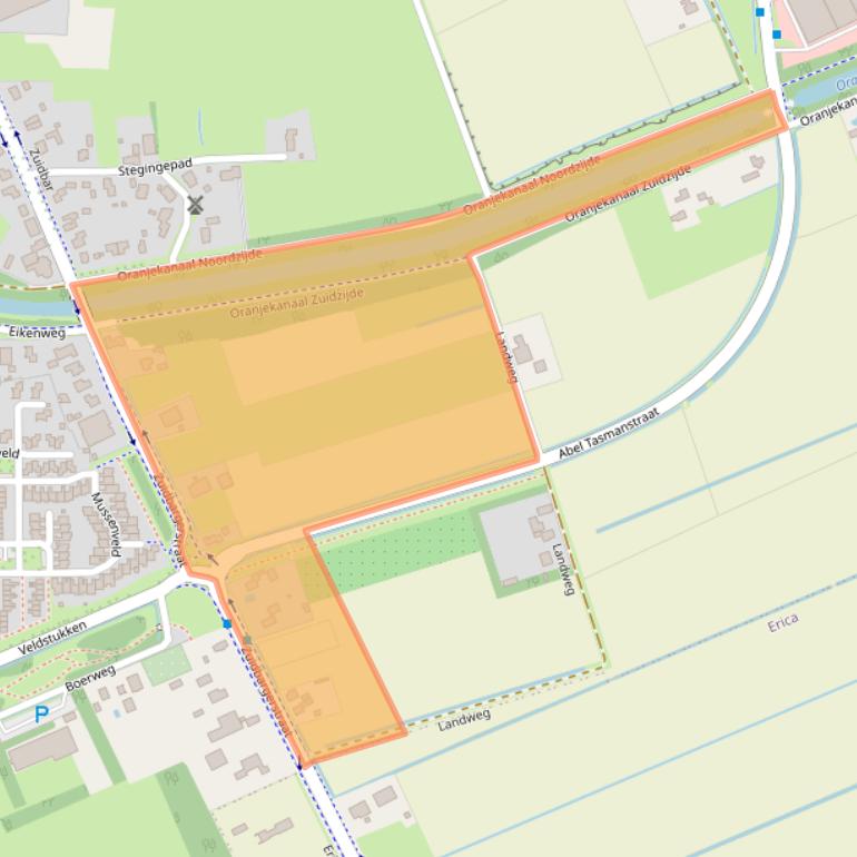 Kaart van postcodegebied 7812AG.