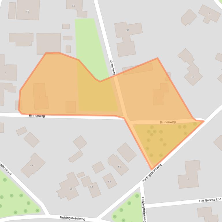 Kaart van postcodegebied 7812AW.