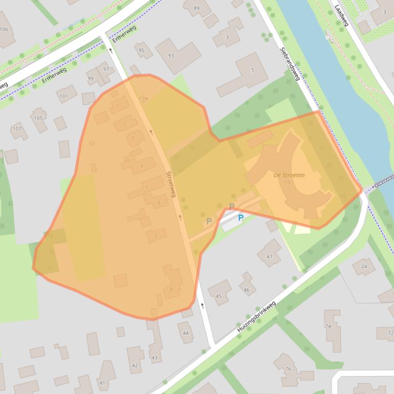 Kaart van postcodegebied 7812BA.