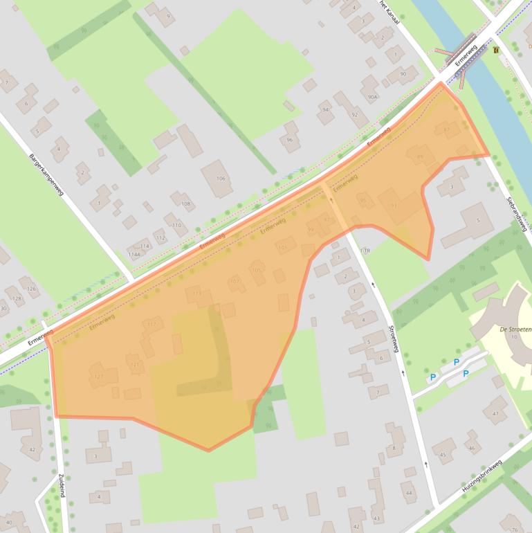 Kaart van postcodegebied 7812BD.