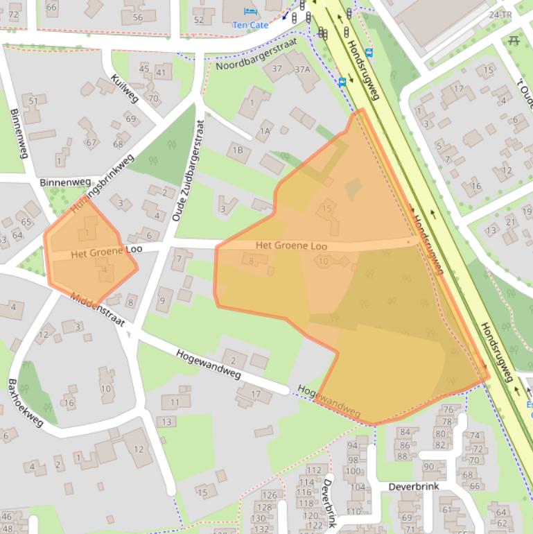 Kaart van postcodegebied 7812BN.