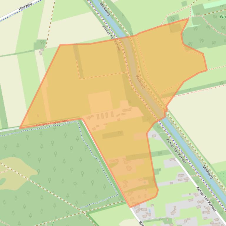 Kaart van postcodegebied 7812BV.