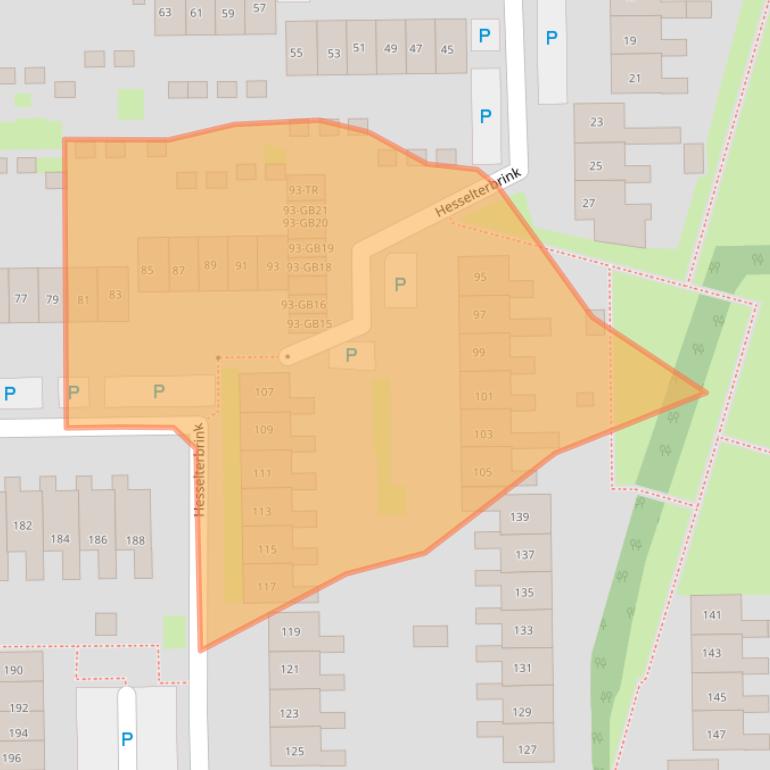 Kaart van postcodegebied 7812CC.