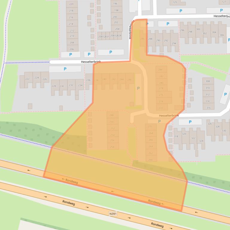 Kaart van postcodegebied 7812EG.