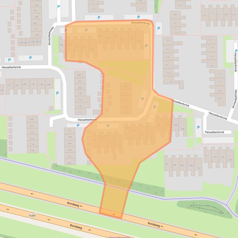 Kaart van postcodegebied 7812EH.