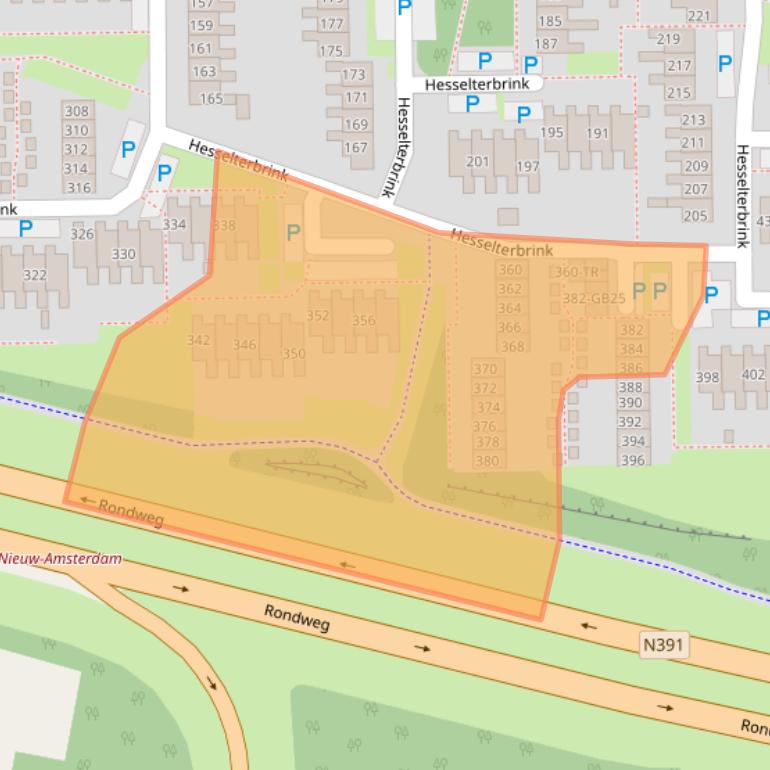 Kaart van postcodegebied 7812EJ.