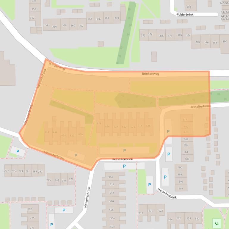 Kaart van postcodegebied 7812ER.