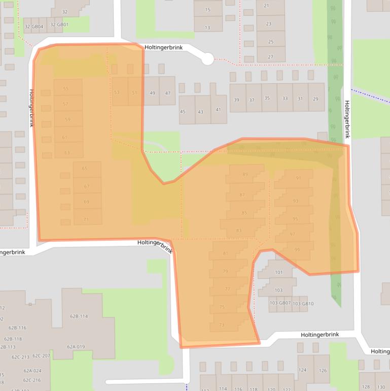 Kaart van postcodegebied 7812ET.