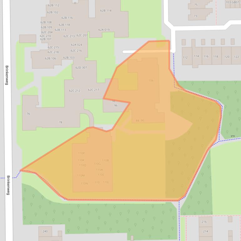 Kaart van postcodegebied 7812EZ.