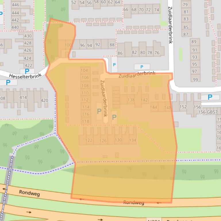 Kaart van postcodegebied 7812GH.