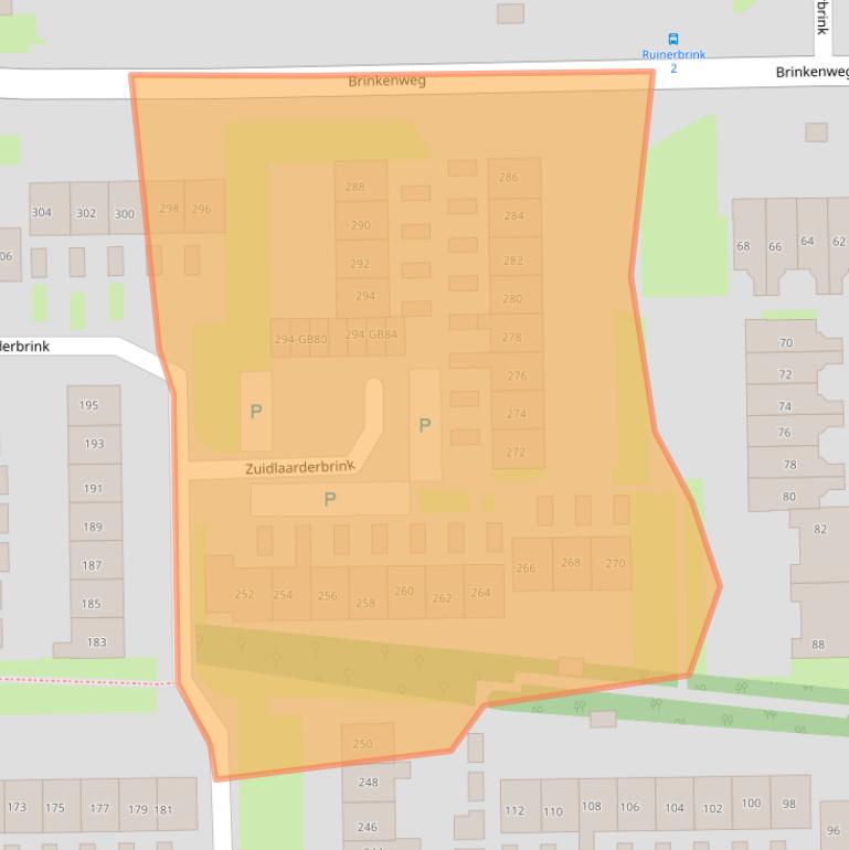 Kaart van postcodegebied 7812GL.