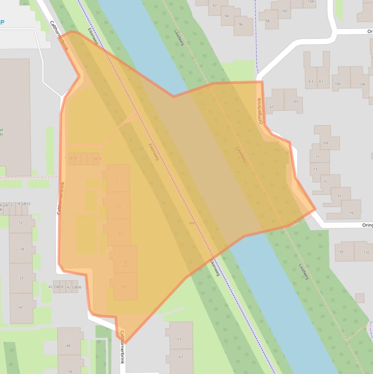 Kaart van postcodegebied 7812HS.