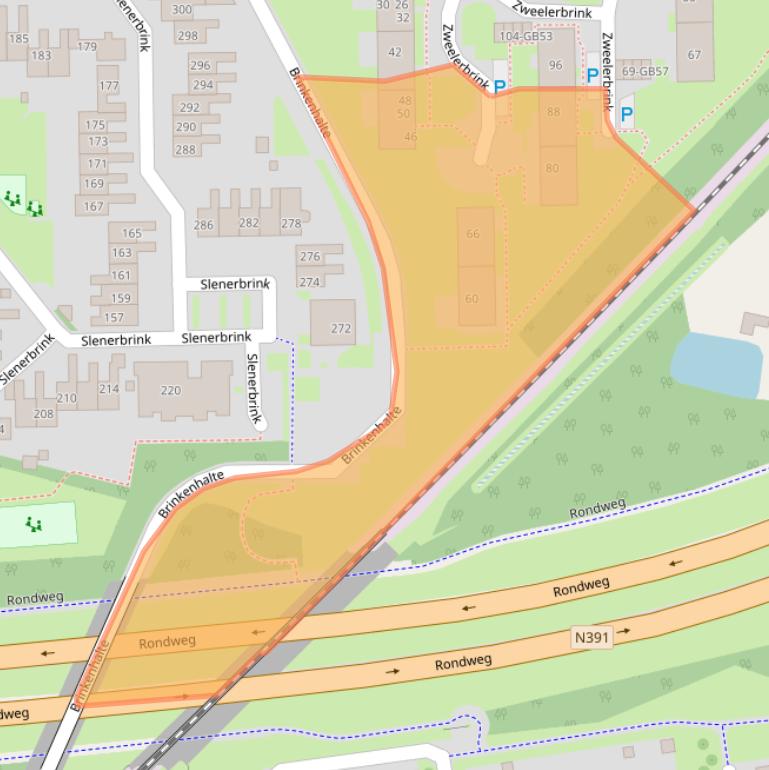 Kaart van postcodegebied 7812JM.