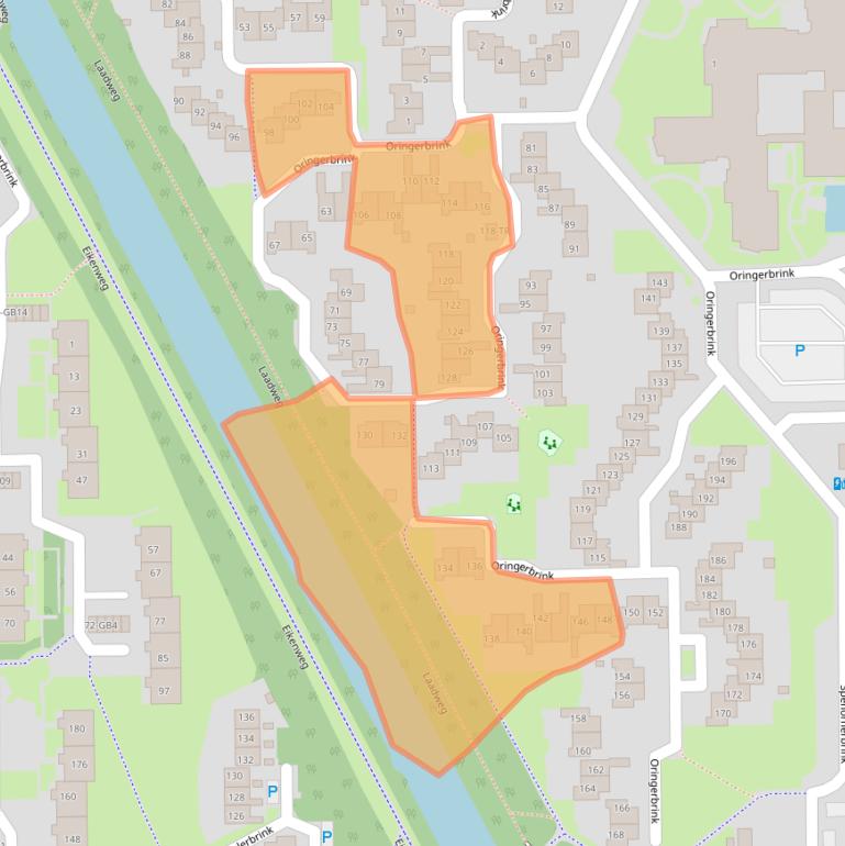 Kaart van postcodegebied 7812JX.