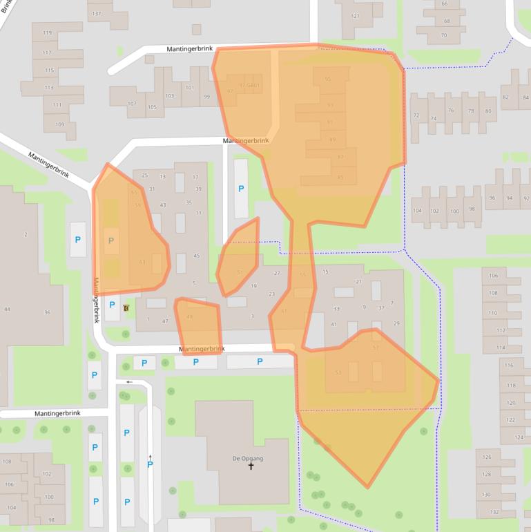 Kaart van postcodegebied 7812MB.