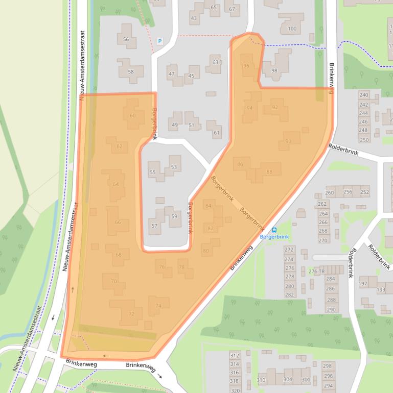 Kaart van postcodegebied 7812NE.