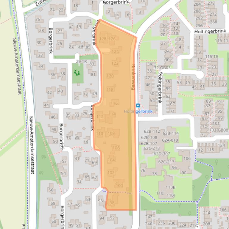 Kaart van postcodegebied 7812NG.