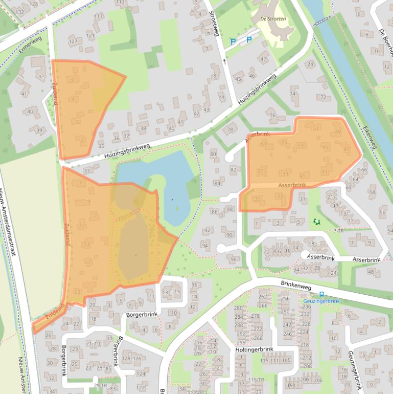 Kaart van postcodegebied 7812NH.