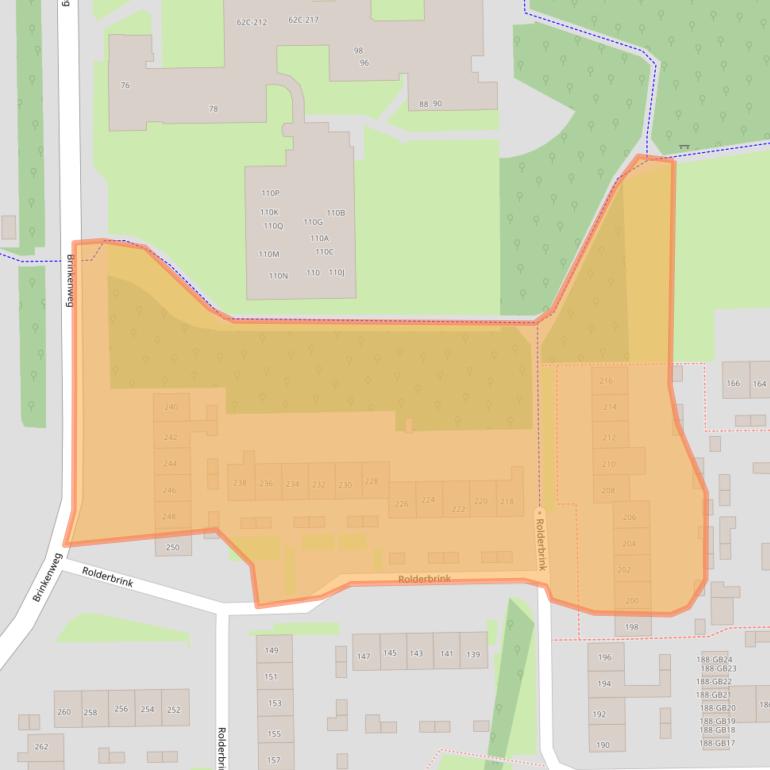 Kaart van postcodegebied 7812PM.