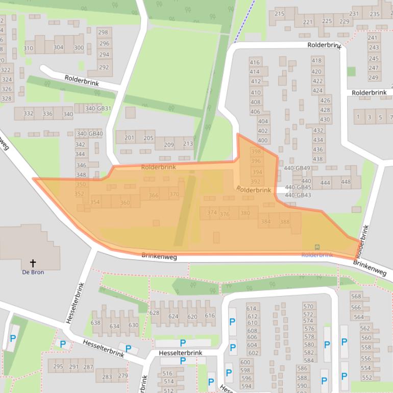 Kaart van postcodegebied 7812PR.